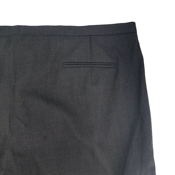 Jil Sander Womens Size 8 Professional Dark Grey Wool Trouser Pants Made in Italy - Picture 4 of 7